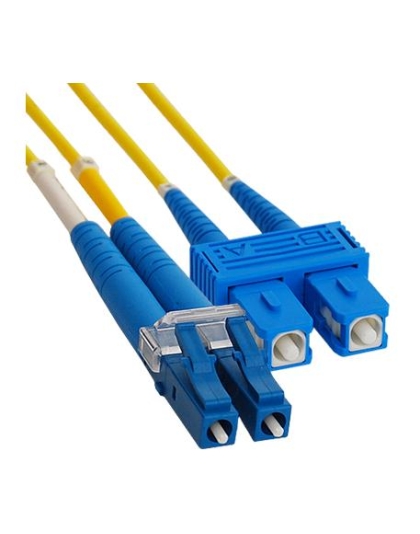JUMPER, LC-SC, DUPLEX, SM, 5M