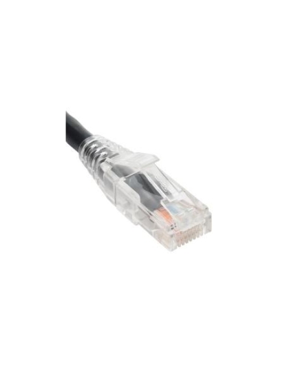 PATCH CORD CAT5e CLEAR BOOT 14' BLACK