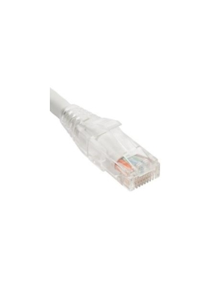 PATCH CORD CAT5e CLEAR BOOT 14' WHITE