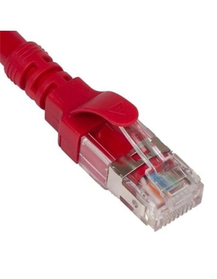 PATCH CORD, CAT6A, U/FTP, 1',10PK,RD