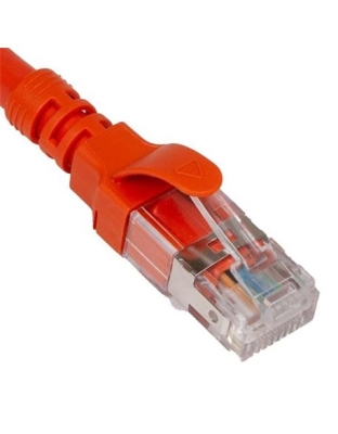 PATCH CORD, CAT6A, U/FTP, 7',10PK,OR