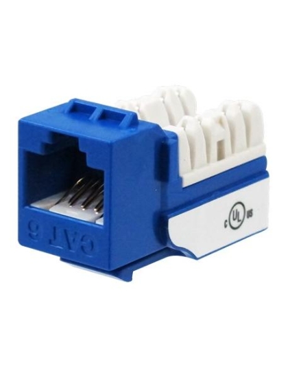 CAT6 JACK SDJ SERIES BLUE 25 PACK