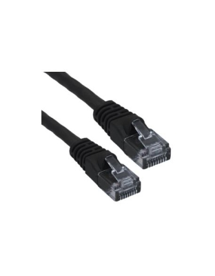 CAT6 PATCH CORD BOOTED 25' BLACK