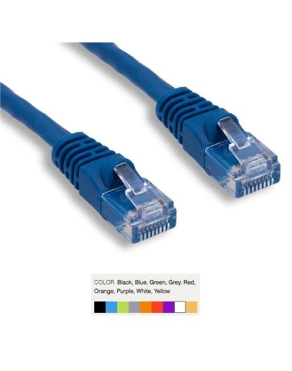 CAT6 PATCH CORD BOOTED 7' RED
