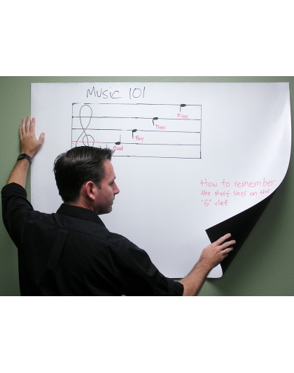 364-Inch Insta-DE Series WhiteBoard / Pliable 4:30 Front Projection Screen