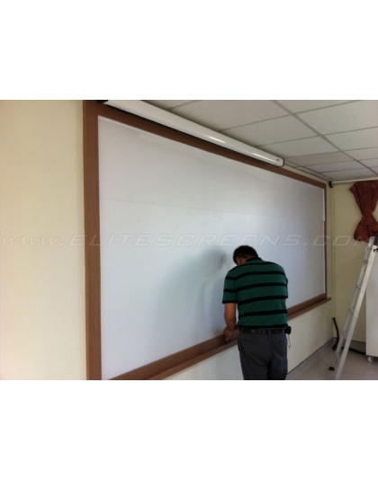 245-Inch Insta-DE Series WhiteBoard / Pliable 4:20 Front Projection Screen