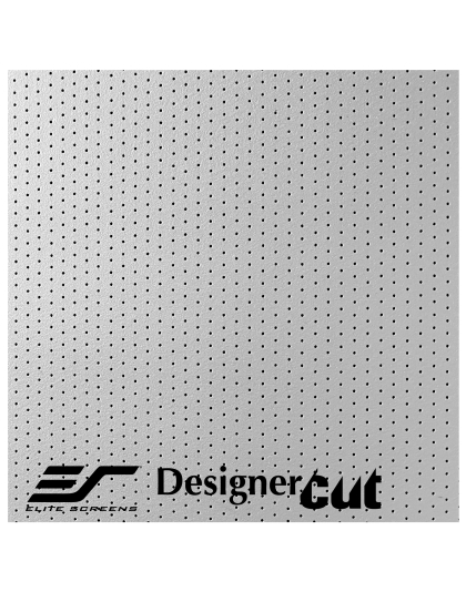 164-Inch Designer Cut CineGrey 4D AT Series DIY 16:9 Front Projection Screen