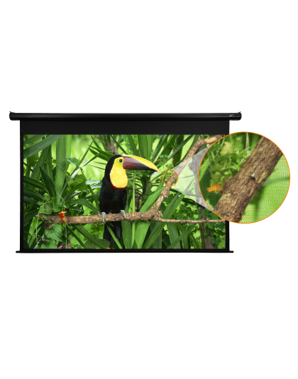 105-Inch Spectrum AcousticPro UHD Series Electric Acoustically Transparent 16:9 Front Projection Screen