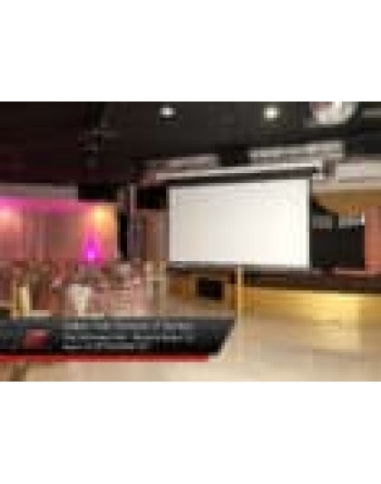 120-Inch Saker Tab-Tension 2 Series Electric 16:9 Front Projection Screen