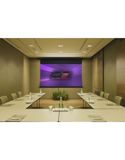 152-Inch Saker Tab-Tension DarkUST3 Series Electric 16:9 Front Projection Screen