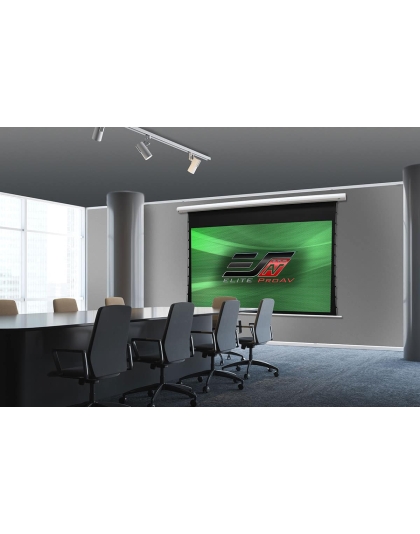 120-Inch Saker Tab-Tension 2 Series Electric 16:9 Front Projection Screen