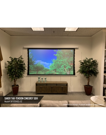 180-Inch Saker Tab-Tension CineGrey 5D Series Electric 0.672916666666667 Front Projection Screen