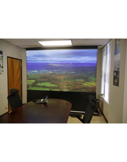122-Inch Floor Riser Pro Series Portable 16:9 Front Projection Screen