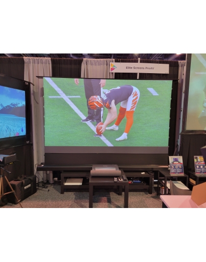 120-Inch Kestrel Tab-Tension DarkUST Series Electric 16:9 Front Projection Screen