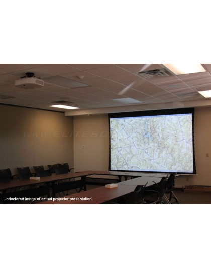 106-Inch Evanesce Tab-Tension Series Electric 16:9 Front Projection Screen