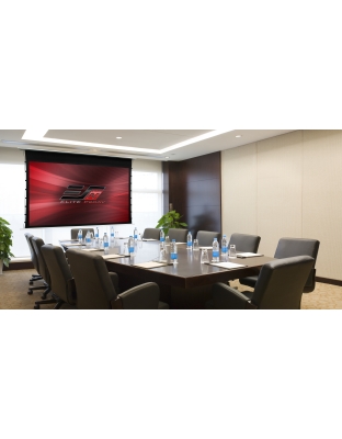 106-Inch Evanesce Tab-Tension B CineGrey 5D Series Electric Recessed/In-Ceiling 16:9 Front Projection Screen