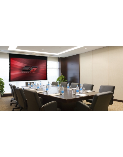 106-Inch Evanesce Tab-Tension B CineGrey 5D Series Electric Recessed/In-Ceiling 16:9 Front Projection Screen