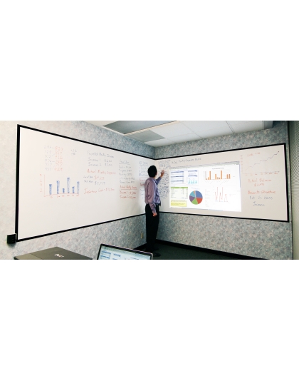 85-Inch Insta-DE2a Series WhiteBoard / Pliable 1:1 Front Projection Screen