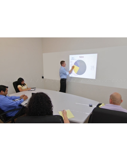 245-Inch Insta-DE Series WhiteBoard / Pliable 4:20 Front Projection Screen
