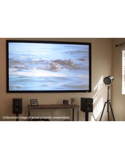 135-Inch Sable Frame CineGrey 3D Series Fixed Frame Ceiling/Ambient Light Rejecting 16:9 Front Projection Screen