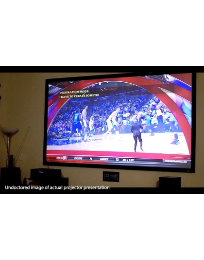 135-Inch Sable Frame CineGrey 3D Series Fixed Frame Ceiling/Ambient Light Rejecting 16:9 Front Projection Screen