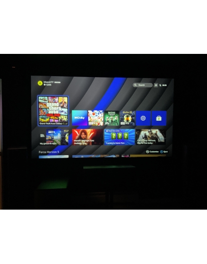 135-Inch Sable Frame CineGrey 3D Series Fixed Frame Ceiling/Ambient Light Rejecting 16:9 Front Projection Screen