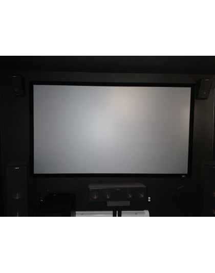 135-Inch Sable Frame CineGrey 3D Series Fixed Frame Ceiling/Ambient Light Rejecting 16:9 Front Projection Screen