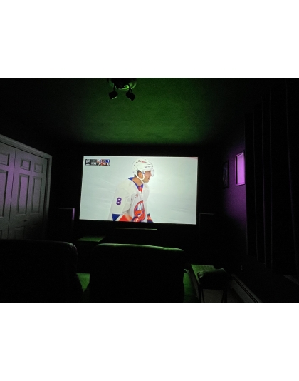 135-Inch Sable Frame CineGrey 3D Series Fixed Frame Ceiling/Ambient Light Rejecting 16:9 Front Projection Screen