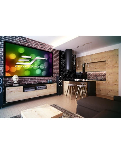 158-Inch Sable Frame 2 Series Fixed Frame 16:9 Front Projection Screen