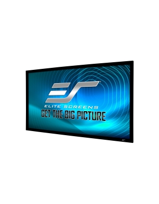 110-Inch Sable Frame StarBright 14 Series Fixed Frame Ceiling/Ambient Light Rejecting 16:9 Front Projection Screen