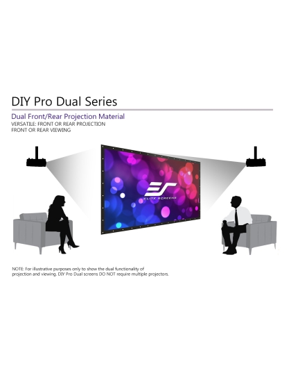 160-Inch DIY Pro Screen Series Portable 16:9 Front Projection Screen