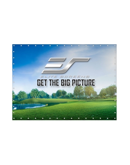 GolfSim DIY, 10'x13' Impact Projector Screen for Golf/Multi-Sport Simulation Screen with Metal Grommets. Folded Packing,DIY10X13-IPW1145-F