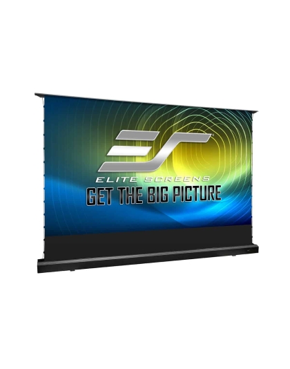 152-Inch Kestrel Tab-Tension 3 CLR5 Series Electric Floor-Rising 16:9 Front Projection Screen