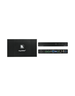4K HDR HDMI Transmitter with Ethernet, RS–232, IR, ARC &amp; Stereo Audio Routing over PoE Extended–Reach HDBaseT 2.0