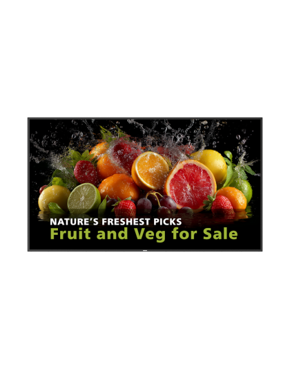 75-Inch Commercial D-Line Digital Signage Display with Android